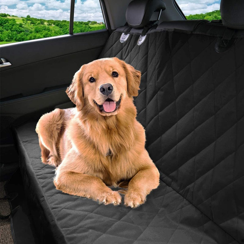Car Dog Seat Cover for Back Seat Waterproof Auto Rear Pet Seat Protector Mat Nonslip Universal Safety Carrier for Outing Dogs