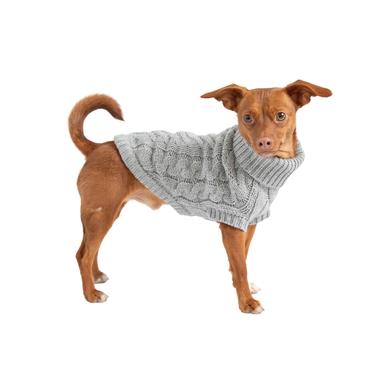 Cozy Canine Turtleneck - GF Pet Gray Chalet Sweater