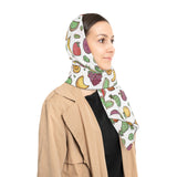 Ethereal Elegance Sheer Scarf – 2023 Summer Fruits