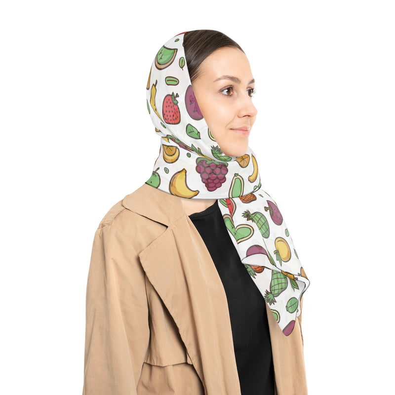 Ethereal Elegance Sheer Scarf – 2023 Summer Fruits