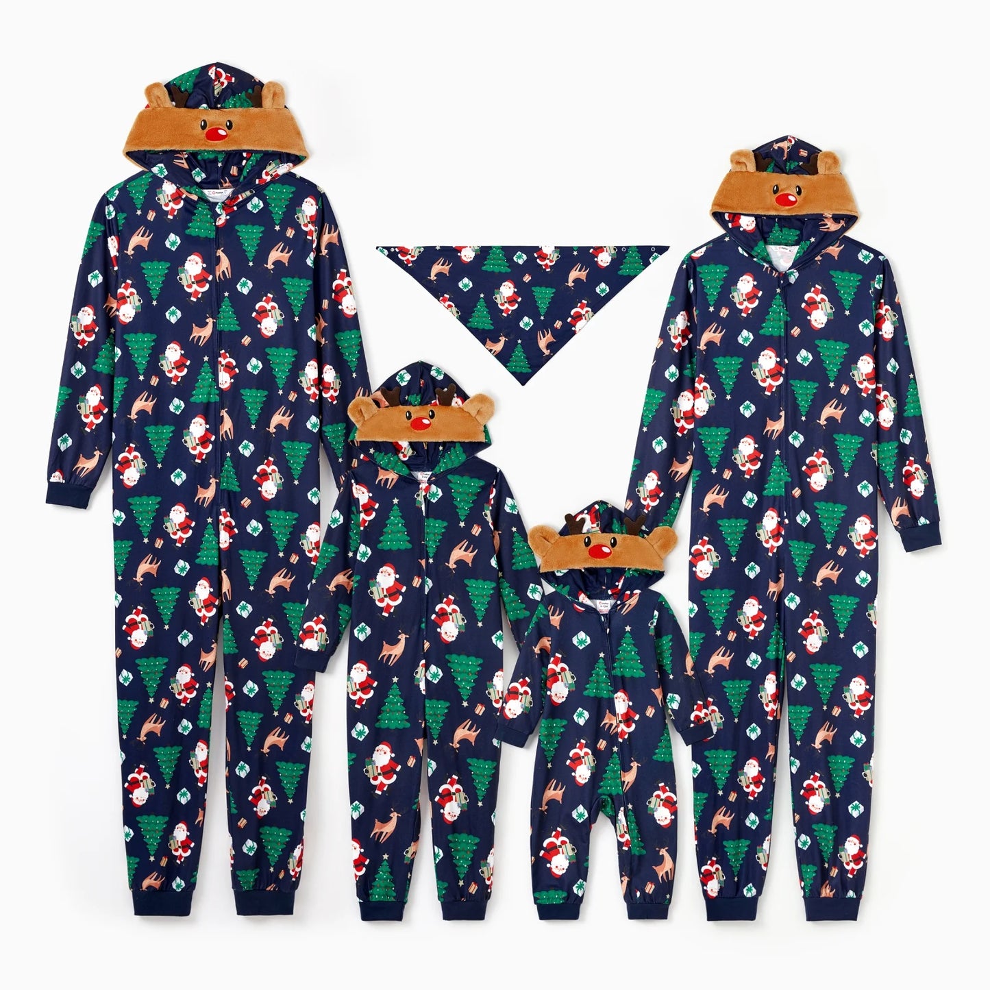 Family Christmas Pajamas with Dog Matching Dog and Owner Pajamas Pet Matching Pajamas