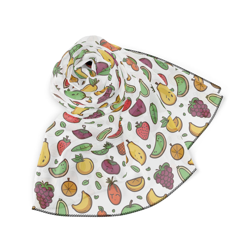 Ethereal Elegance Sheer Scarf – 2023 Summer Fruits