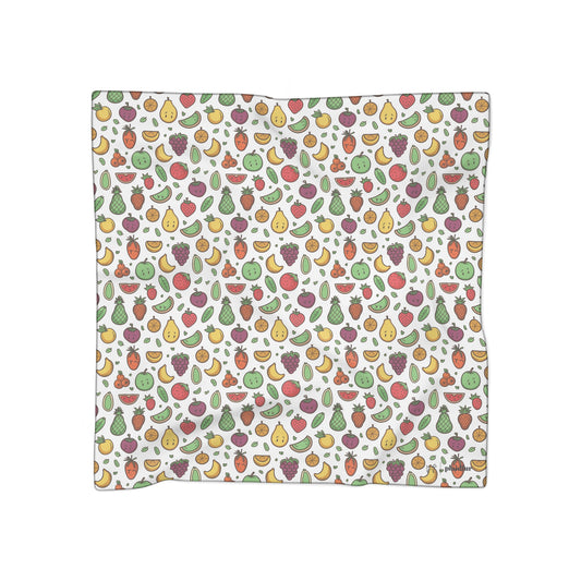 Ethereal Elegance Sheer Scarf – 2023 Summer Fruits