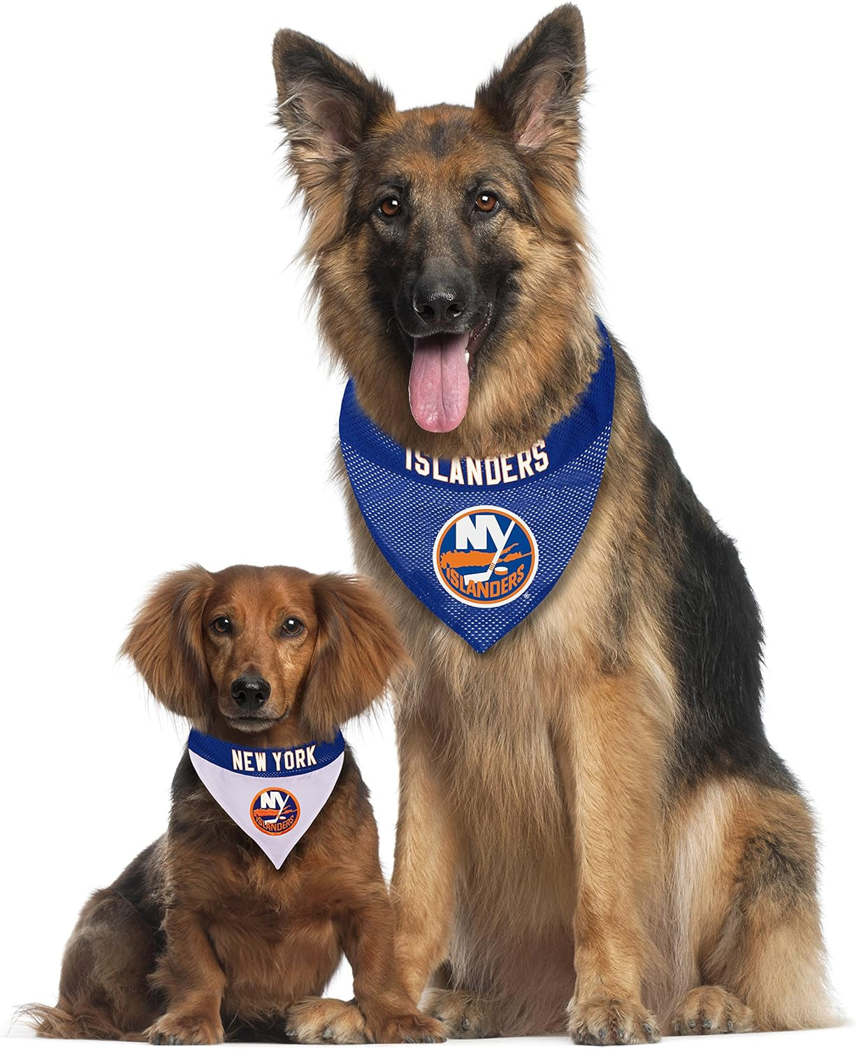 NHL New York Islanders dog bandana home and away double sided design