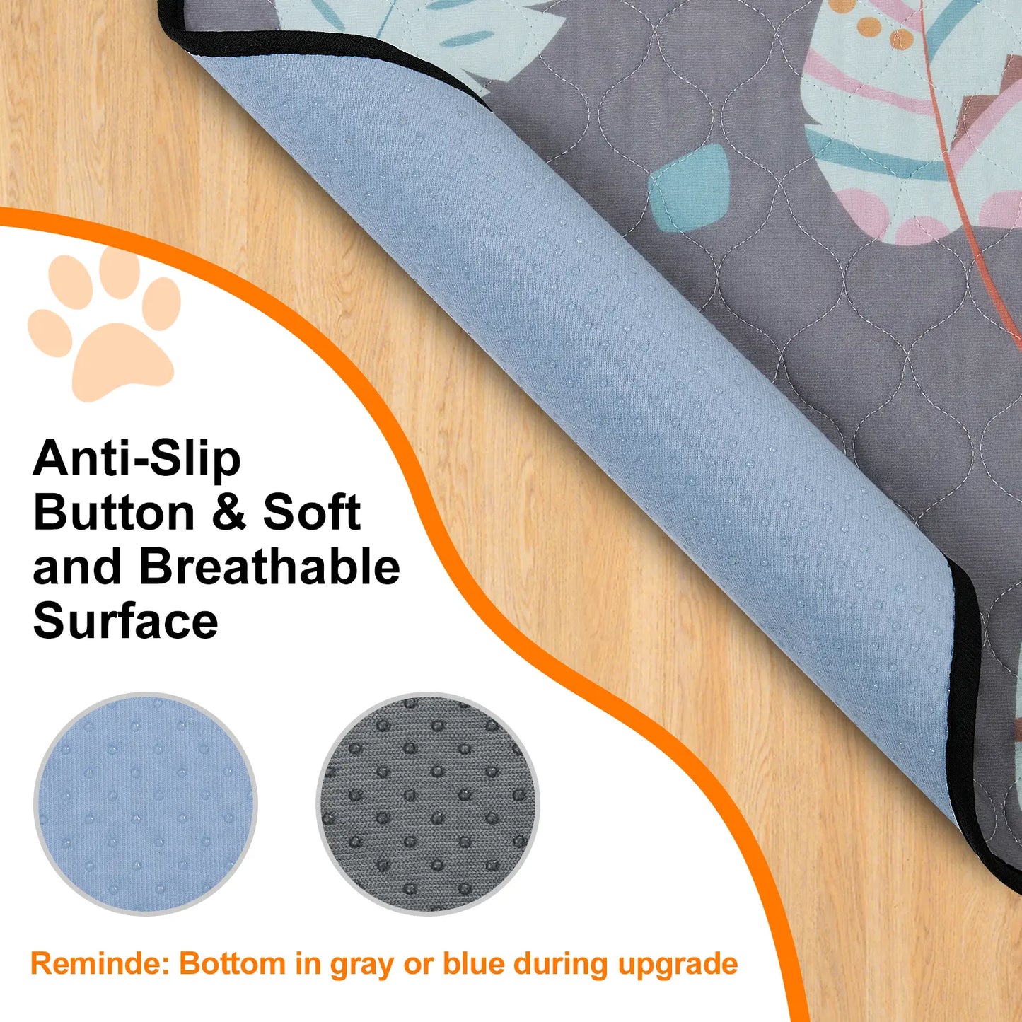 Washable puppy pads waterproof used in playpen with puppy