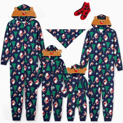 Family Christmas Pajamas with Dog Matching Dog and Owner Pajamas Pet Matching Pajamas