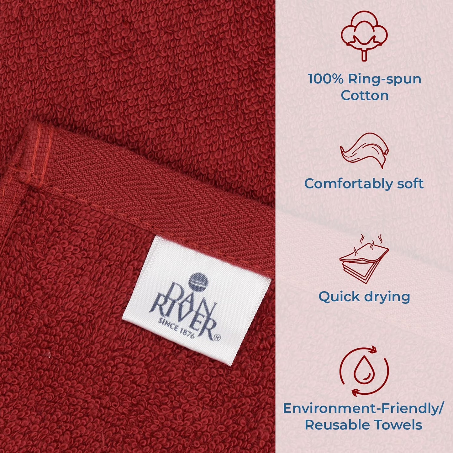 Soft absorbent dog towel salsa 20x40 inch full size flat lay
