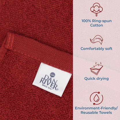 Soft absorbent dog towel salsa 20x40 inch full size flat lay