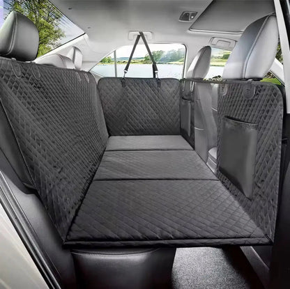 Dog car seat cover hammock waterproof 6 in 1 function diagram