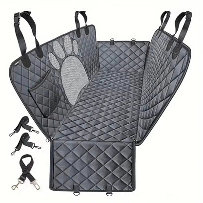 Dog car seat cover hammock waterproof 600D Oxford fabric close up