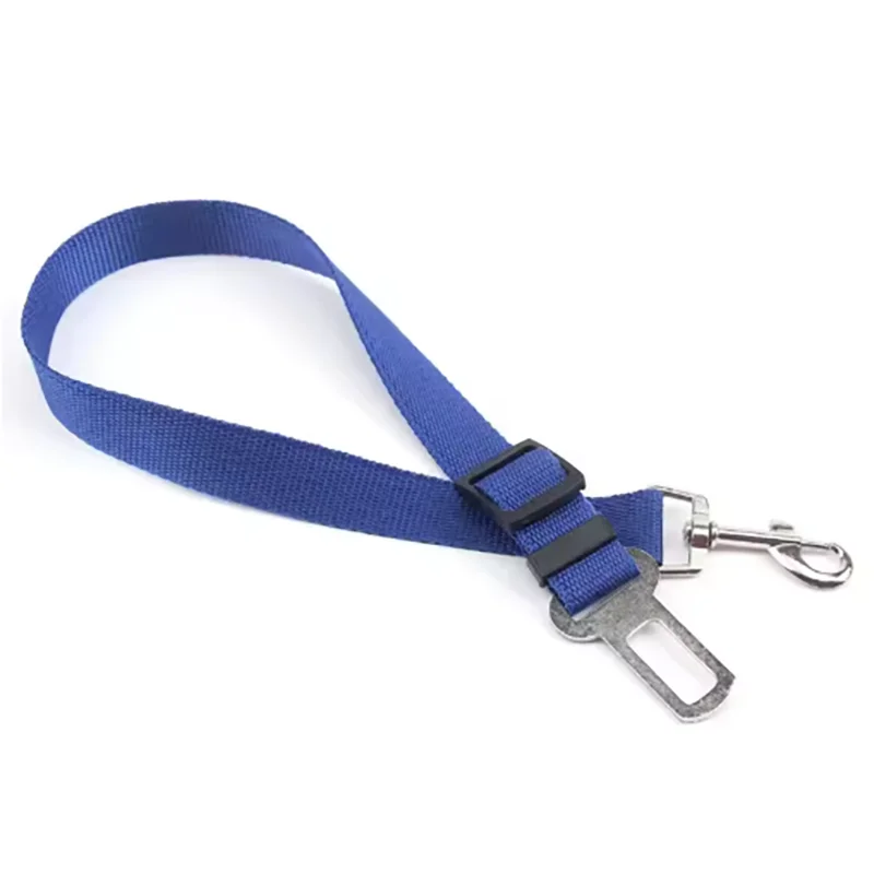 Retractable dog safety belt car installed in vehicle seat