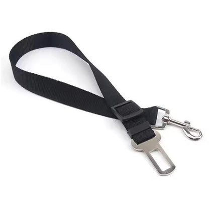 Retractable dog safety belt car installed in vehicle seat