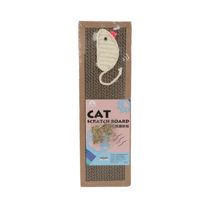 Oval Cardboard Cat Scratcher & Cozy Nest