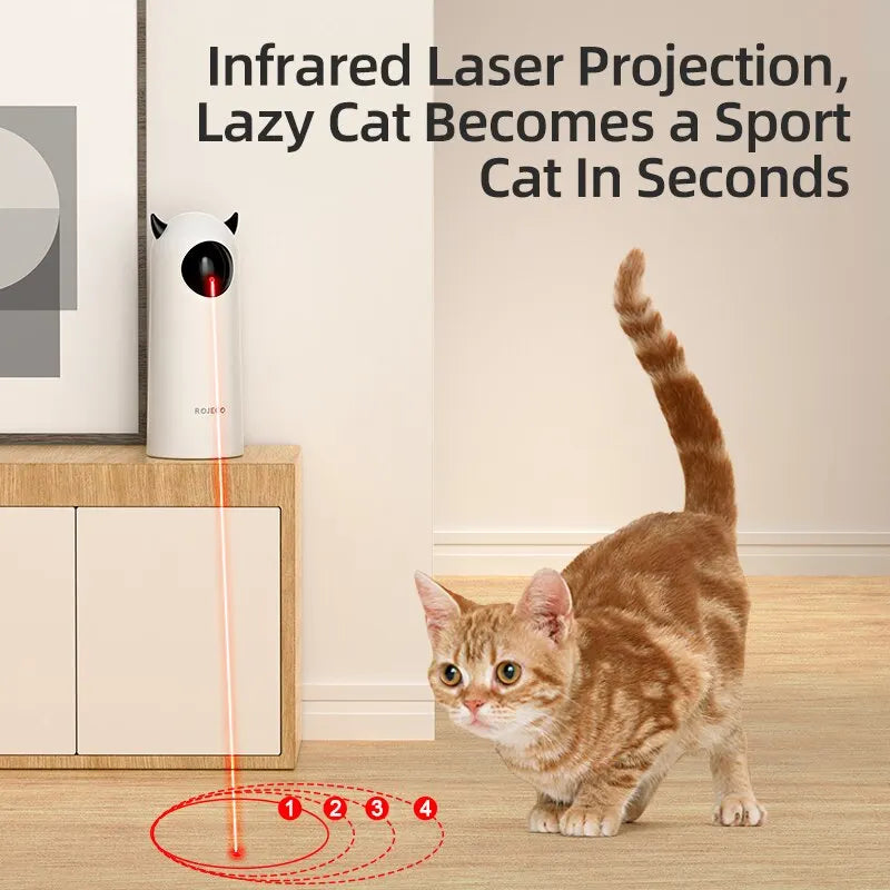 Electric infrared cat teaser toy low power consumption detail