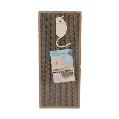 Oval Cardboard Cat Scratcher & Cozy Nest