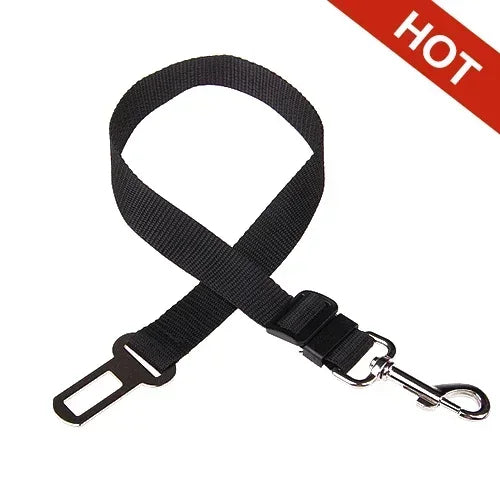 Adjustable Pet Cat Dog Car Seat Belt Pet Seat Vehicle Dog Harness Lead Clip Safety Lever Traction Dog Collars Dogs Accessoires Pets Products
