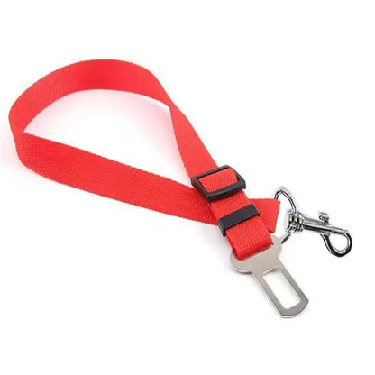Retractable dog safety belt car installed in vehicle seat