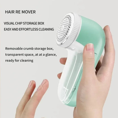 Electric pet hair remover clothes compact size comparison detail