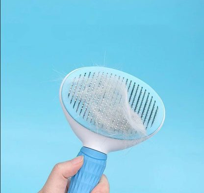 ZEZGI™ Pet Deshedding Comb – Gentle Fur Removal & Massage for Cats & Dogs 🇺🇸