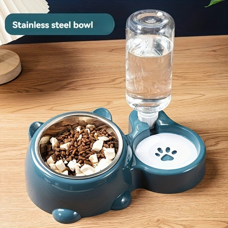 Automatic pet feeder water dispenser all set configurations