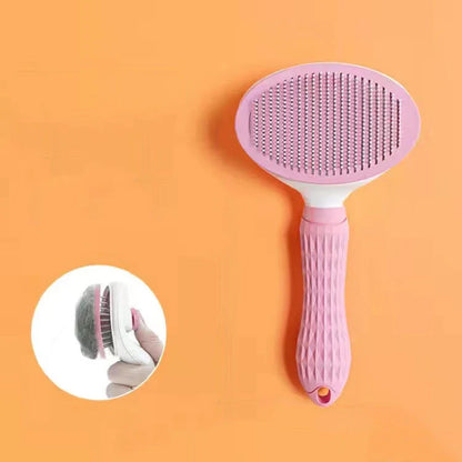ZEZGI™ Pet Deshedding Comb – Gentle Fur Removal & Massage for Cats & Dogs 🇺🇸