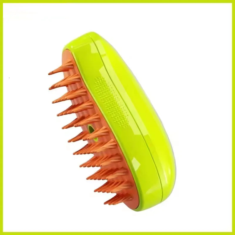 Cat dog steam brush electric chocolate color front view