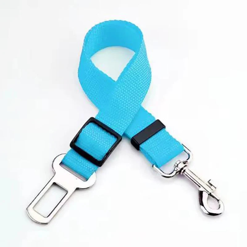 Retractable dog safety belt car installed in vehicle seat