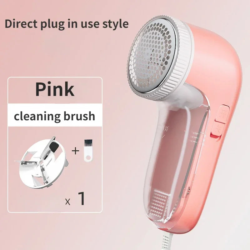 Electric pet hair remover clothes green heads front view