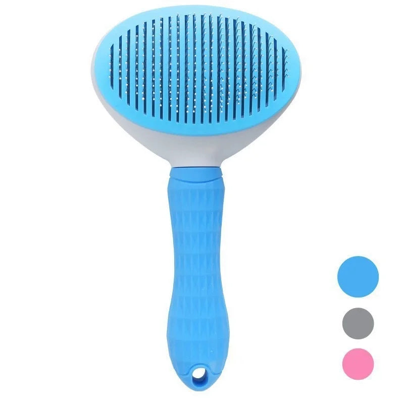ZEZGI™ Pet Deshedding Comb – Gentle Fur Removal & Massage for Cats & Dogs 🇺🇸