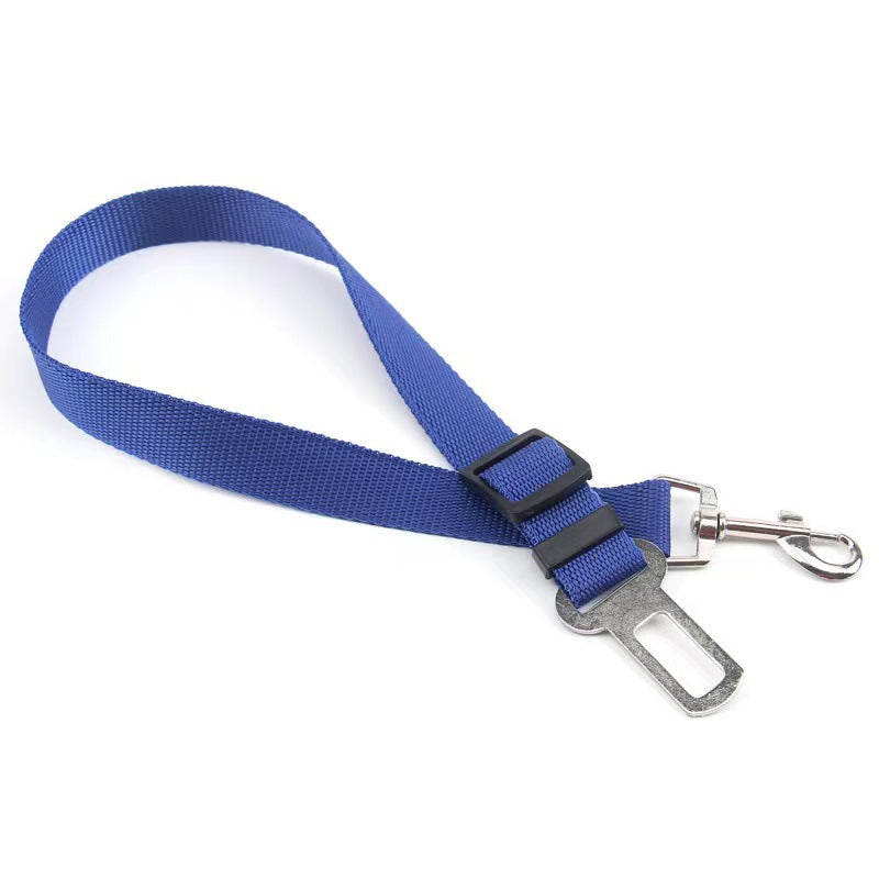 Retractable dog safety belt car installed in vehicle seat