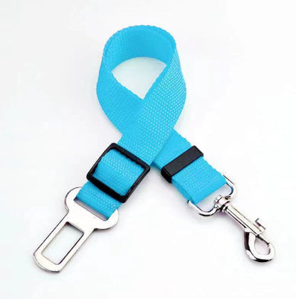 Retractable dog safety belt car installed in vehicle seat