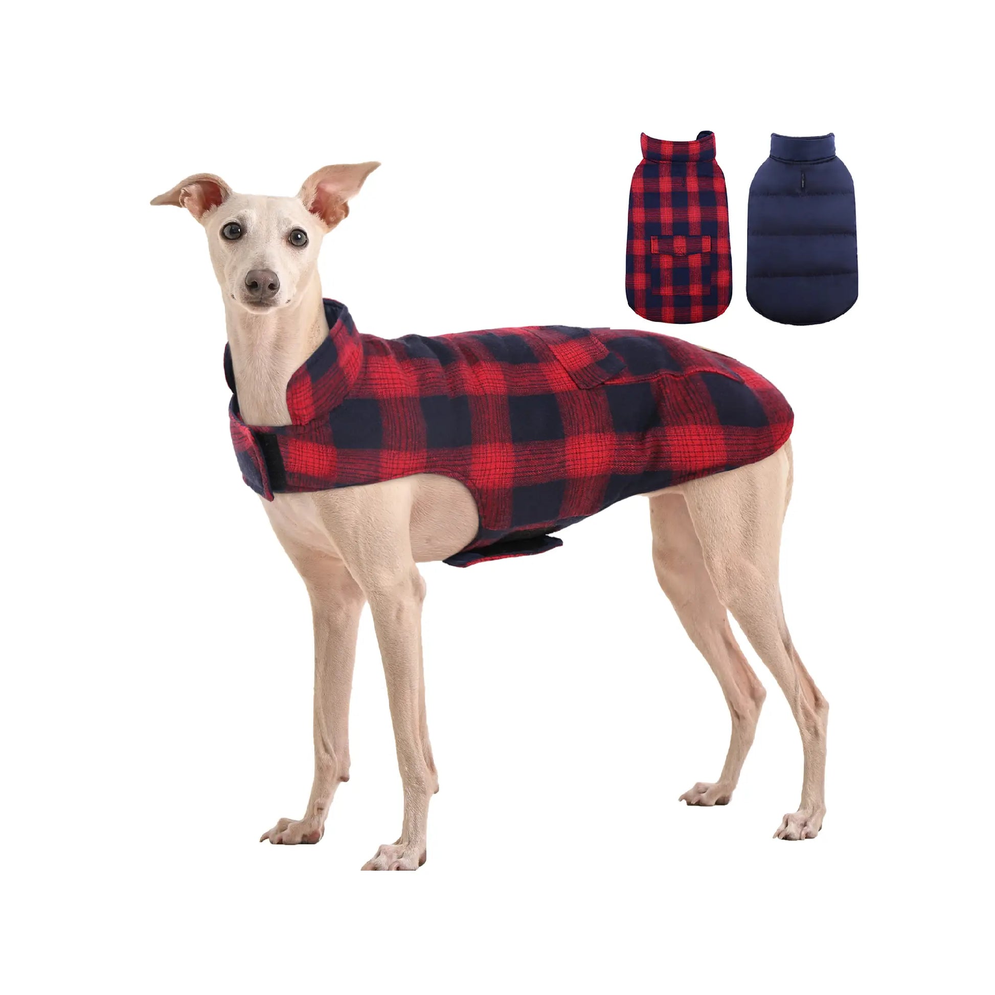 Urban pup dog hoodie red XS soft heather fleece front view