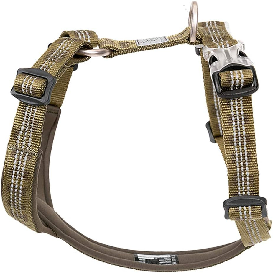 No pull dog harness reflective trail runner worn by large dog