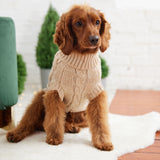 Cozy Canine Turtleneck - GF Pet Oatmeal Chalet Sweater