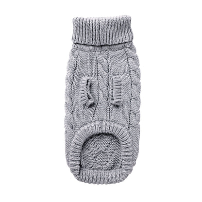 Cozy Canine Turtleneck - GF Pet Gray Chalet Sweater