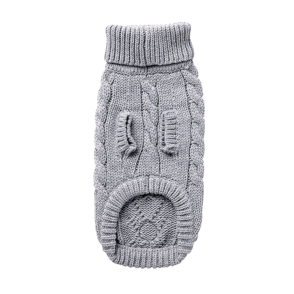 Cozy Canine Turtleneck - GF Pet Gray Chalet Sweater