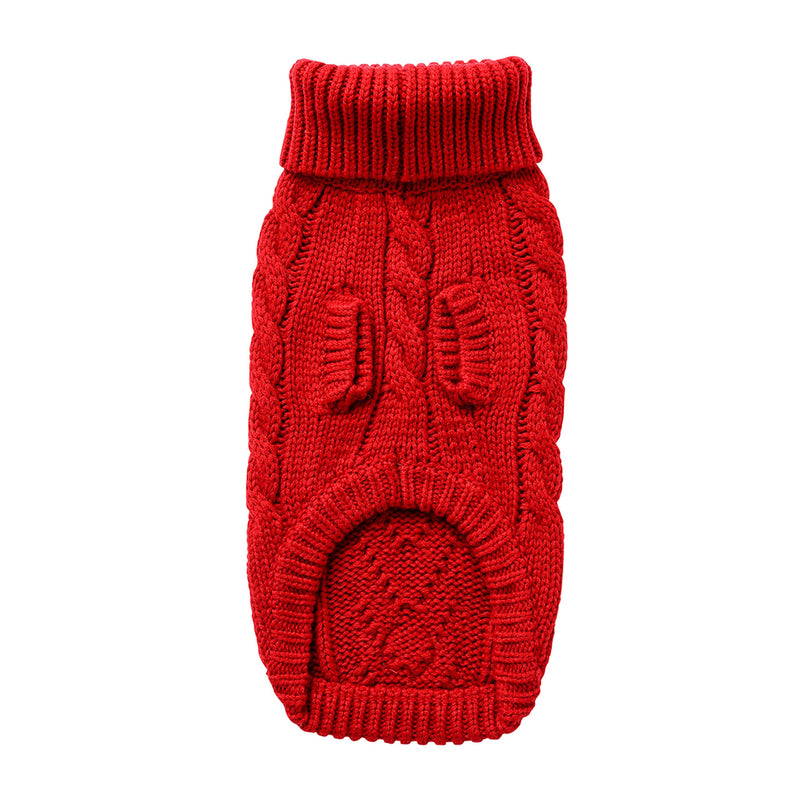 Cozy Canine Turtleneck - GF Pet Red Chalet Sweater